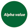 Alpha value