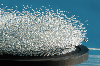 These diffusers are unable to generate large numbers of micron-scale fine bubbles.